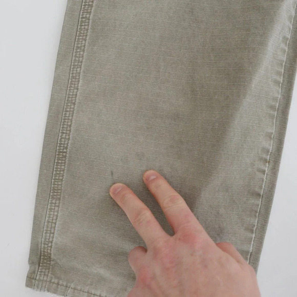 Vintage  Wrangler RIGGS Workwear Green Carhartt Style Size 38x34 - Picture 10 of 13